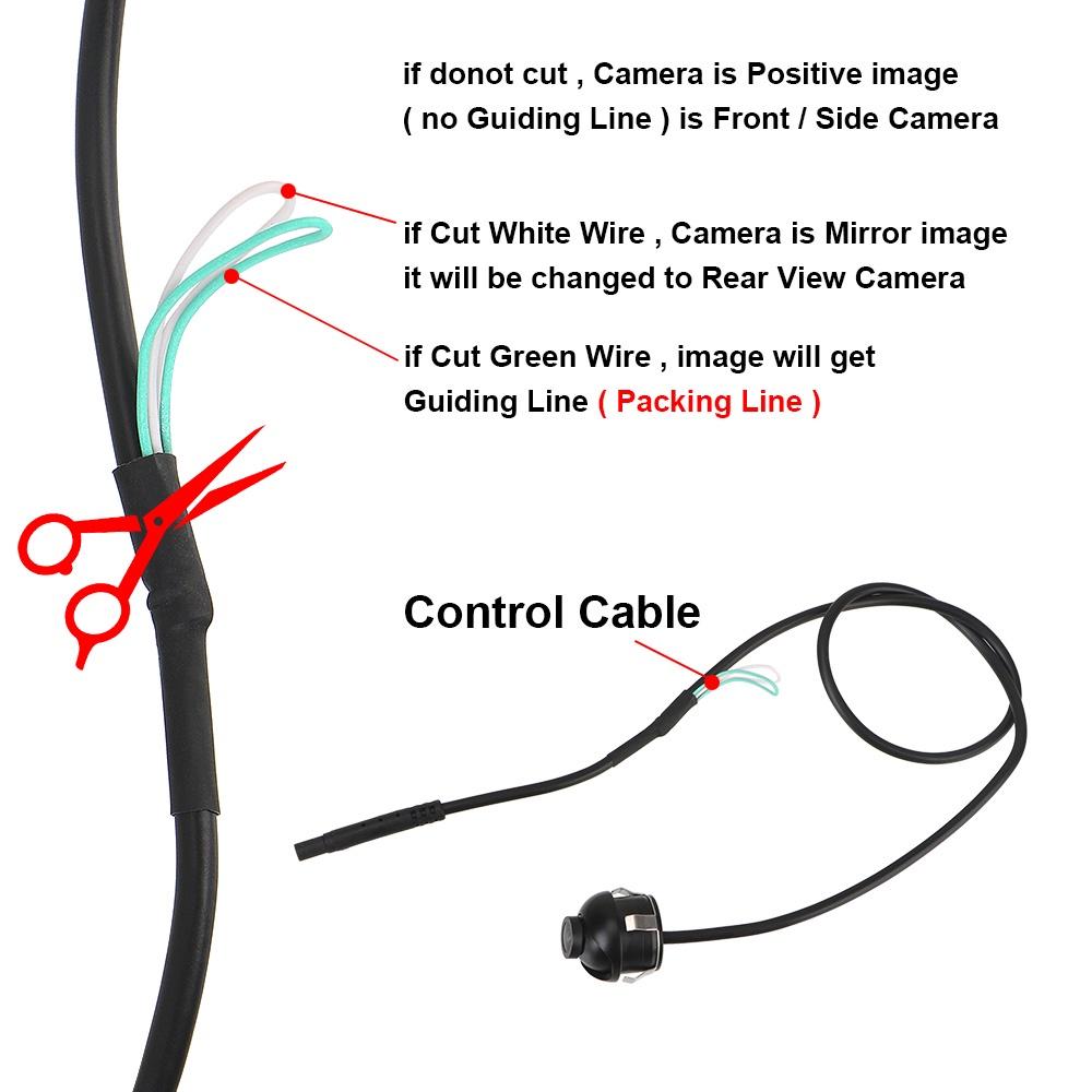 Camera góc rộng 170 độ chống thấm nước cho xe hơi