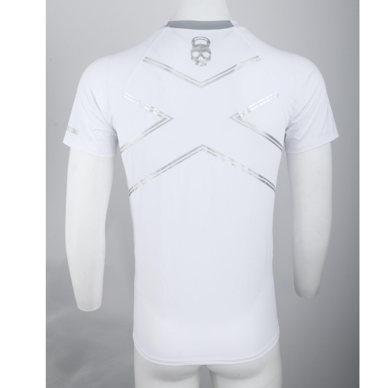 Mens Compression Short Sleeve Sports Shirt Fitness Quickly Dry T-shirt M