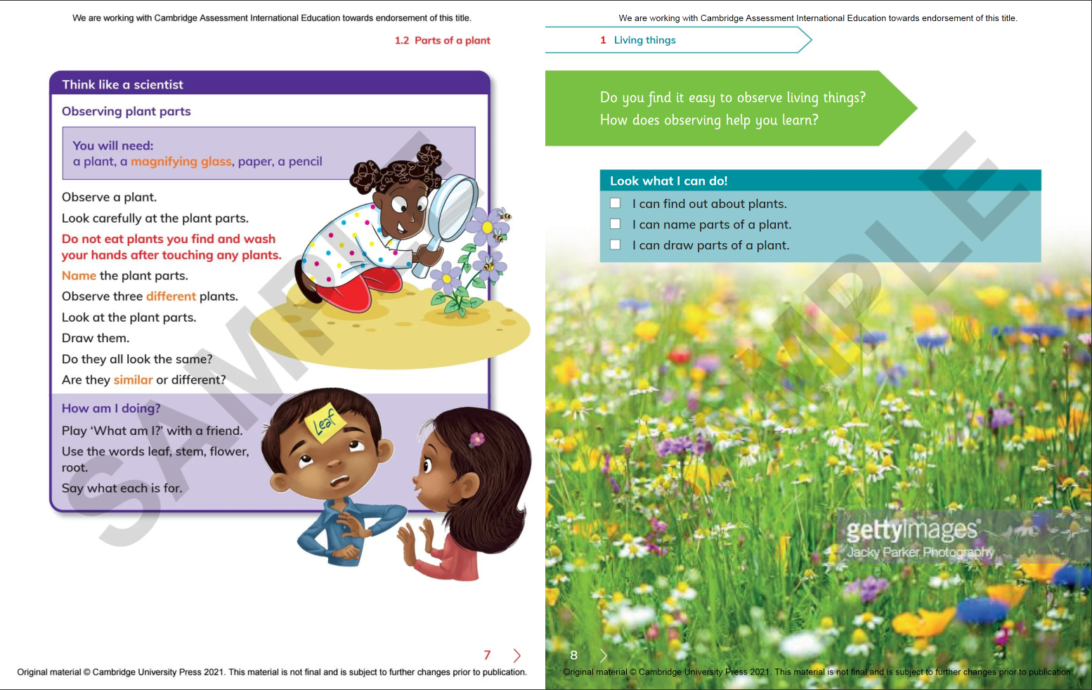 Cambridge Primary Science Learner's Book 1 With Digital Access (1 Year) 2nd Edition