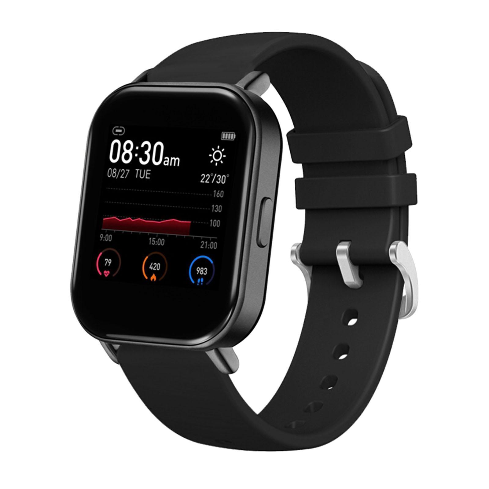 Smart Watch Sports Fitness Tracker   Monitor for Men Women Black