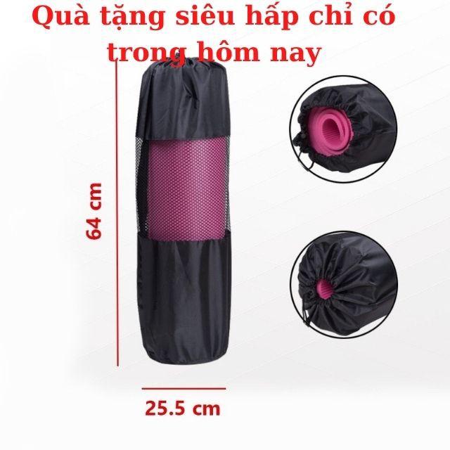 Thảm Tập Yoga 2 Lớp Chống Trượt TPE Tập GYM Cao Cấp Dụng Cụ Thể Thao Chăm Sóc Sức Khỏe (KDT)