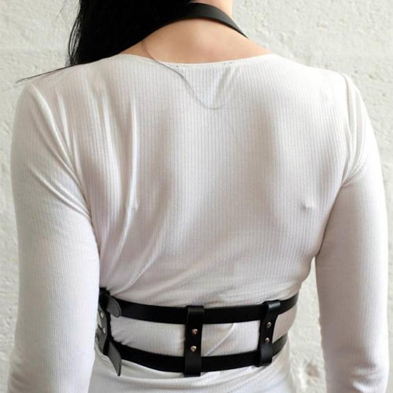 Punk Eo Thắt Lưng Dây Nịt Nữ Thời Trang Gợi Cảm Garters Dây Đai Điều Chỉnh Áo Ngực Dây Trói Buộc Dây Nữ Treo Áo