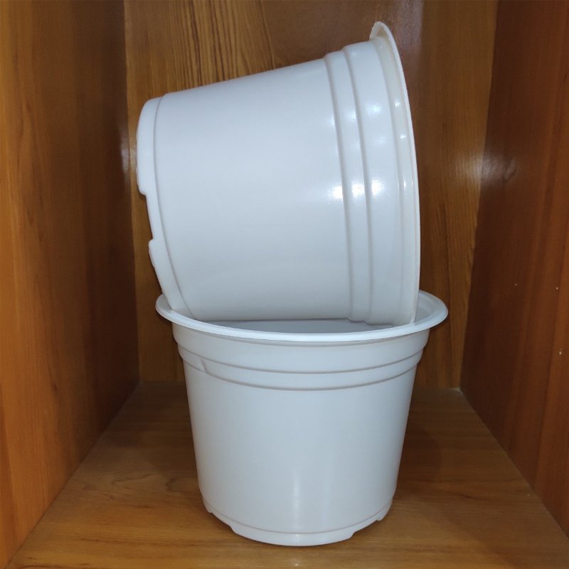 Combo 50 cái Chậu nhựa nâu N18x15cm trồng cây ăn trái và hoa,bền đẹp-77426