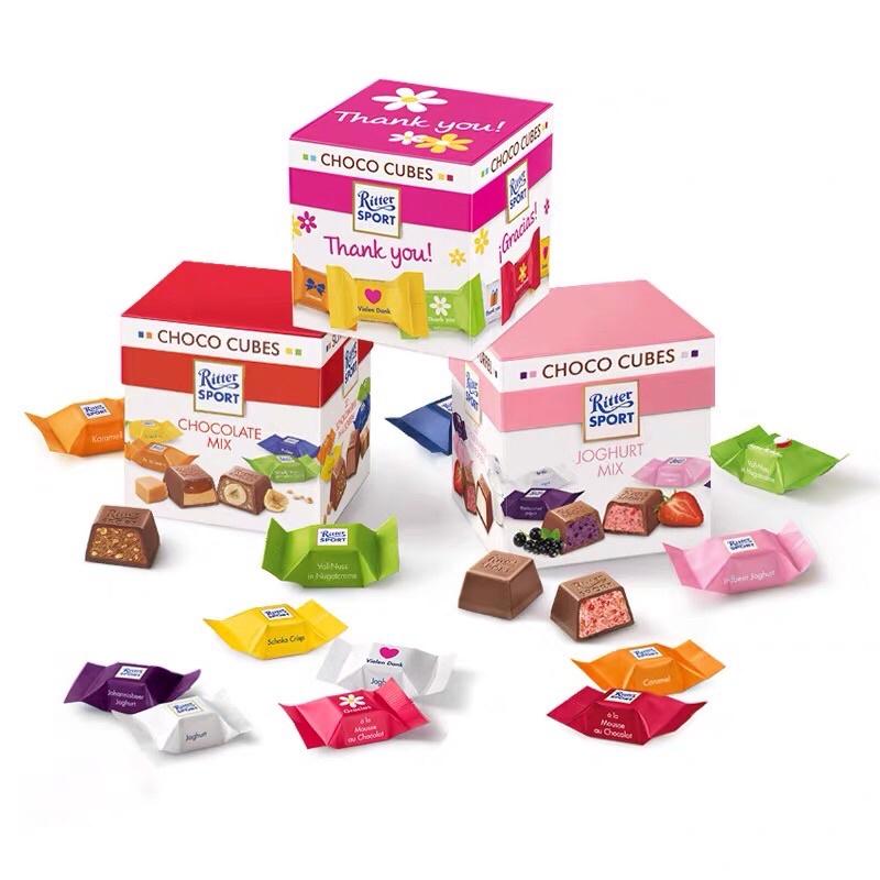 Kẹo Socola Viên Hỗn hợp Ritter Sport Choco Cubes 176g