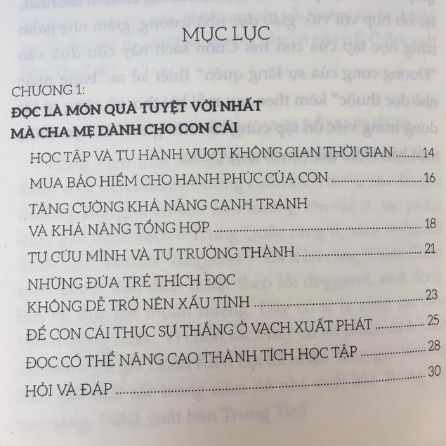 Nuôi dạy một đứa trẻ thích đọc sách