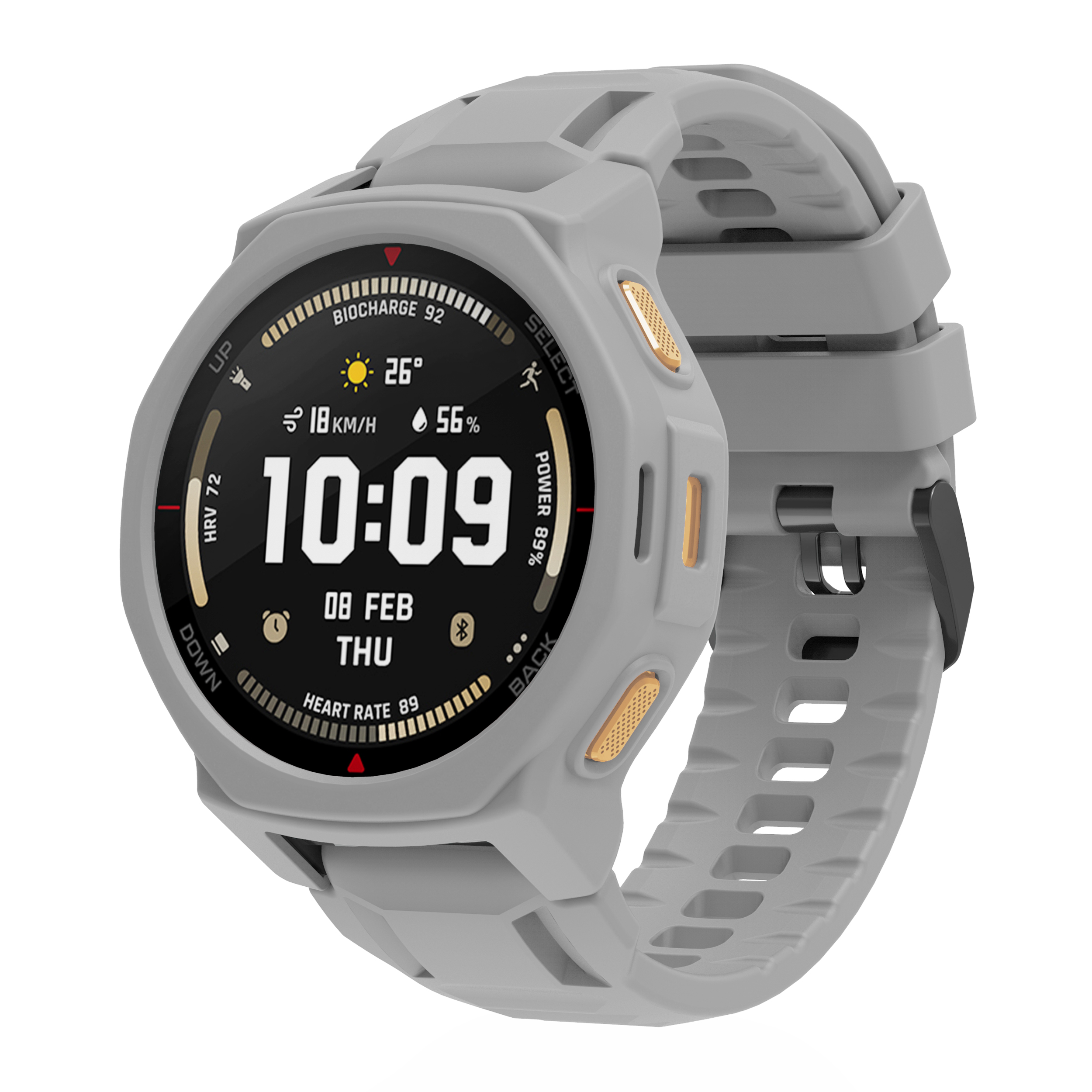 Dây đeo tích hợp vỏ bảo vệ cho Amazfit T-Rex 3 Pro 44mm - Hàng Chính Hãng