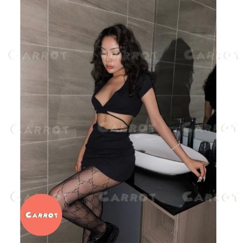 Áo croptop tay ngắn cột dây sexy quyến rũ phong cách thời trang nữ tôn dáng trendy carrotxinhdep