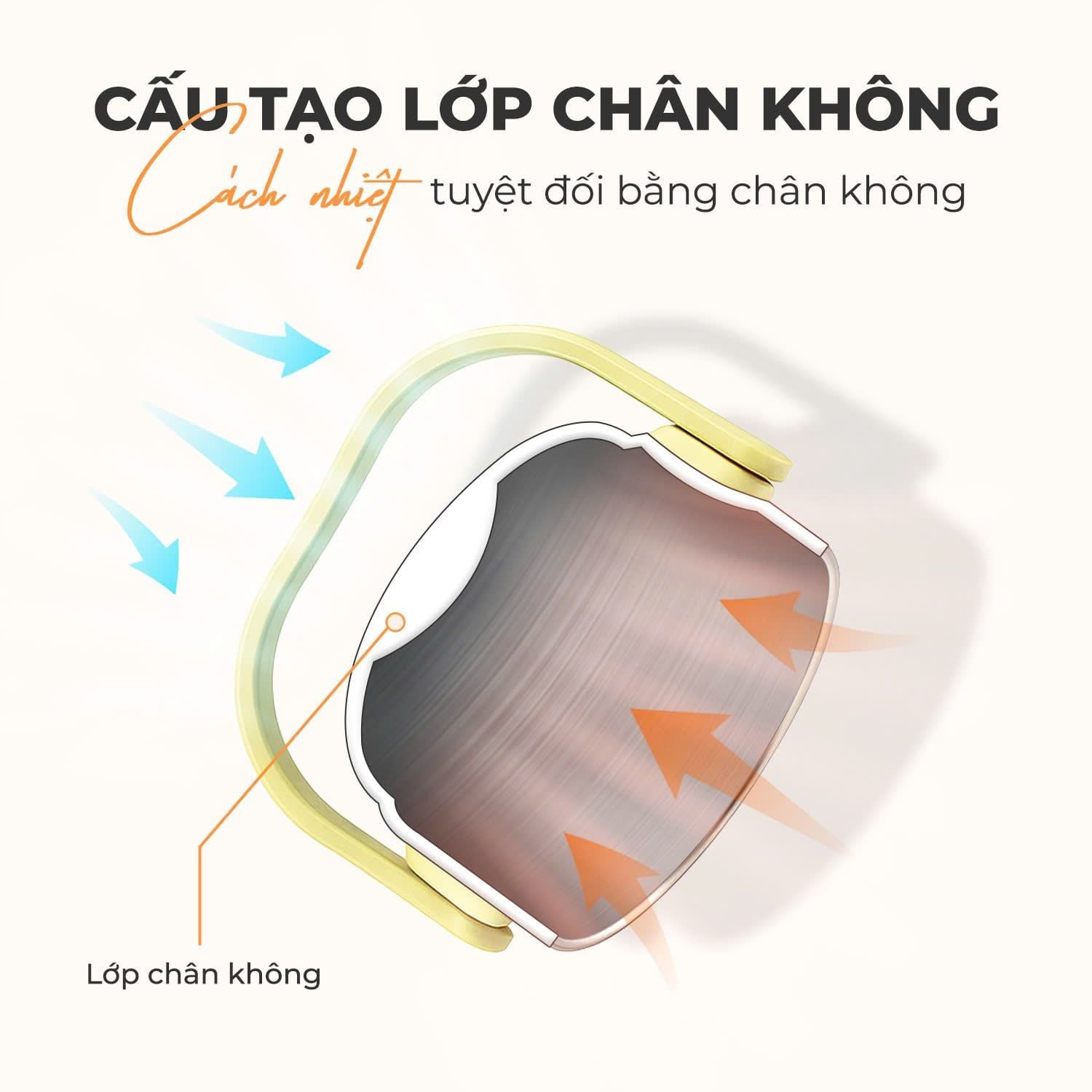 Bình ủ cháo giữ nhiệt inox 316 Hàn Quốc GM-F188 dung tích 800ml tặng kèm Thìa Inox gấp gọn