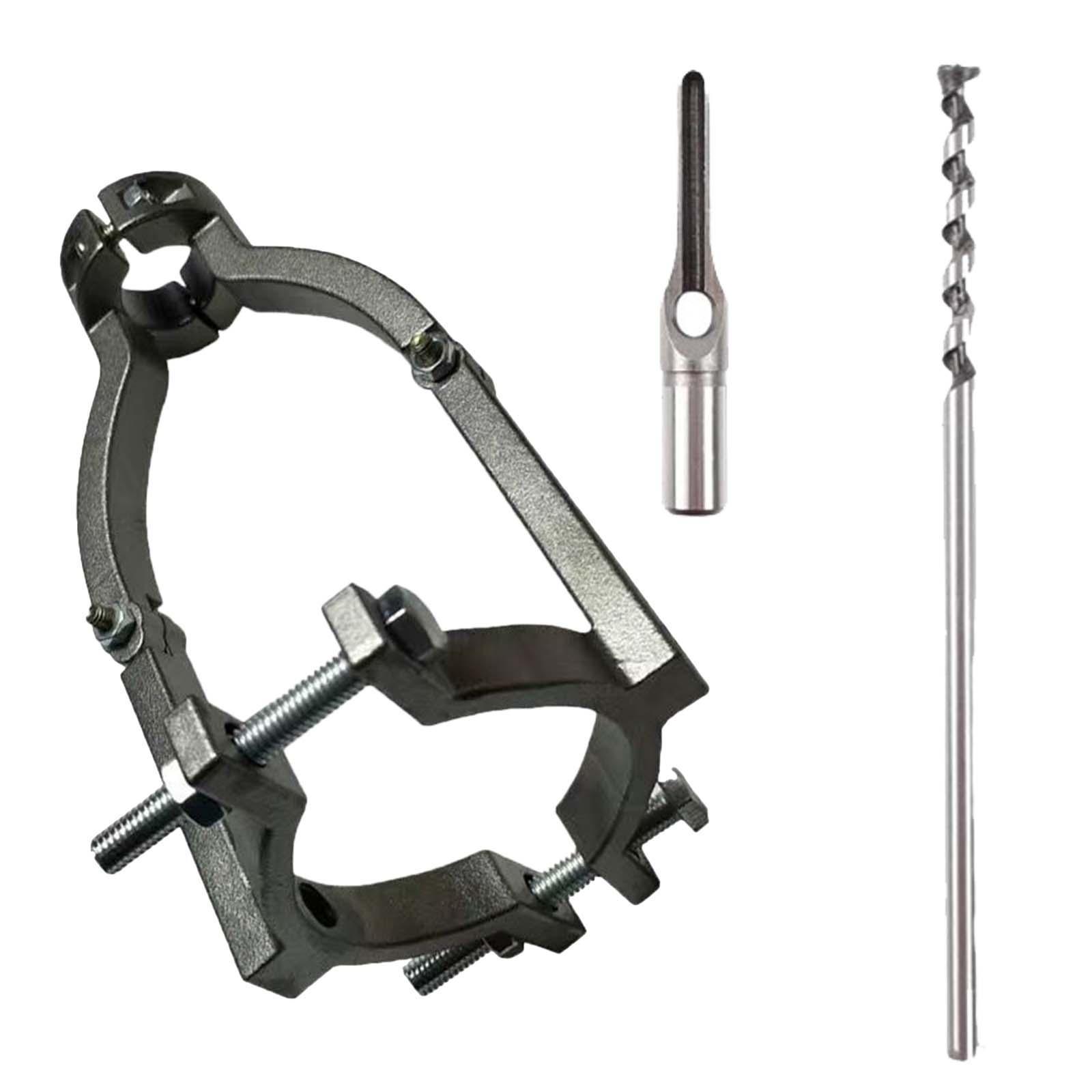 Square Hole Drill Bit Adapter, Woodworking Quickly Install or Disassemble Durable for Drill Machine Accessory Bench Drill or Hand Drill