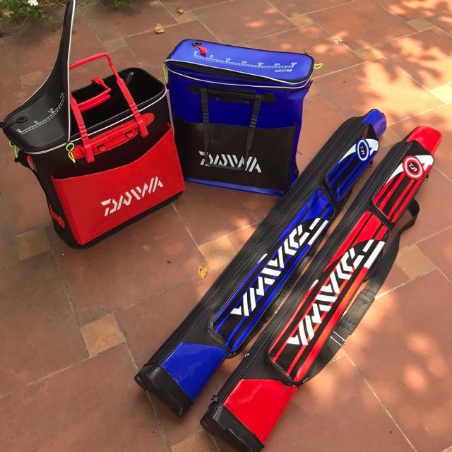 Thùng đựng cá daiwa và túi đựng cần daiwa