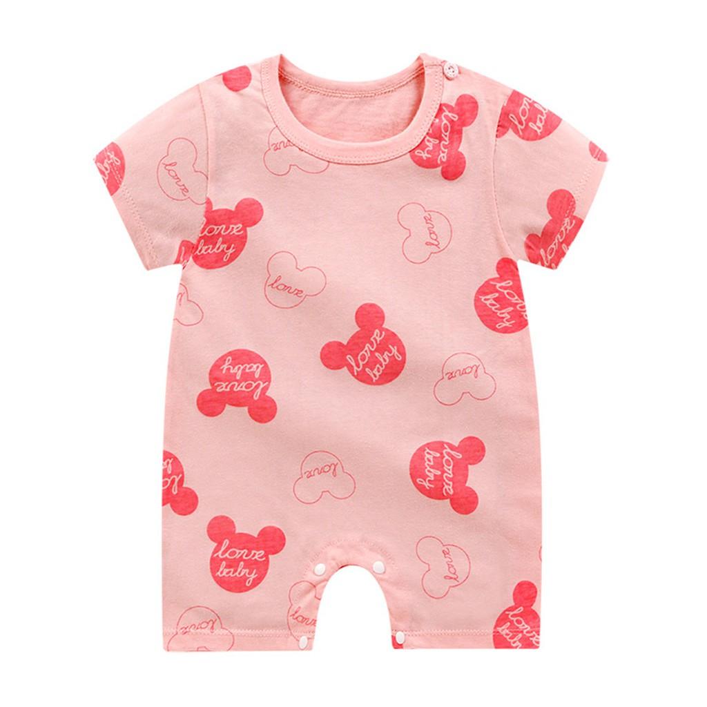 Body đùi cho bé trai gái sơ sinh bodysuit cho bé quần áo sơ sinh cộc tay in hình Cực Yêu hàng QC loại 1 (3-12kg) - BDC07