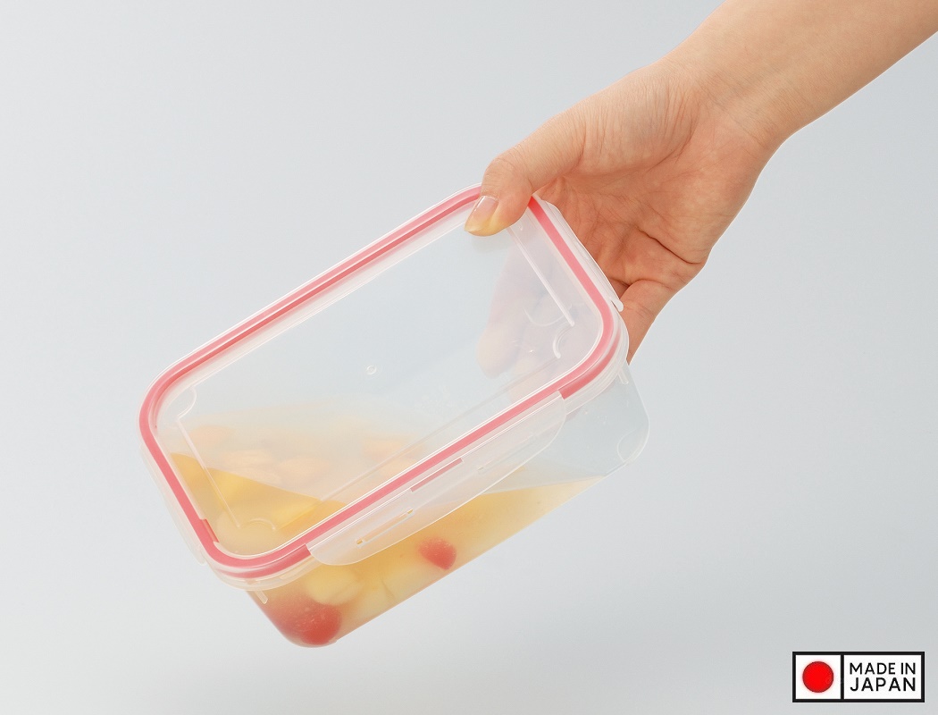 Hộp Đựng Thực Phẩm Khóa Chặt Chịu Được Nhiệt Trong Lò Vi Sóng 1.3L- Nội Địa Nhật Bản