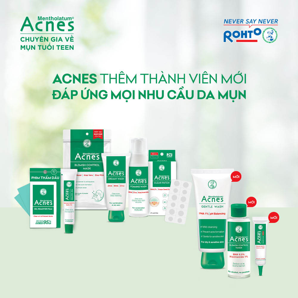 Sữa rửa mặt kiểm soát nhờn ngăn ngừa mụn dạng gel Acnes Oil Control Cleanser 100g