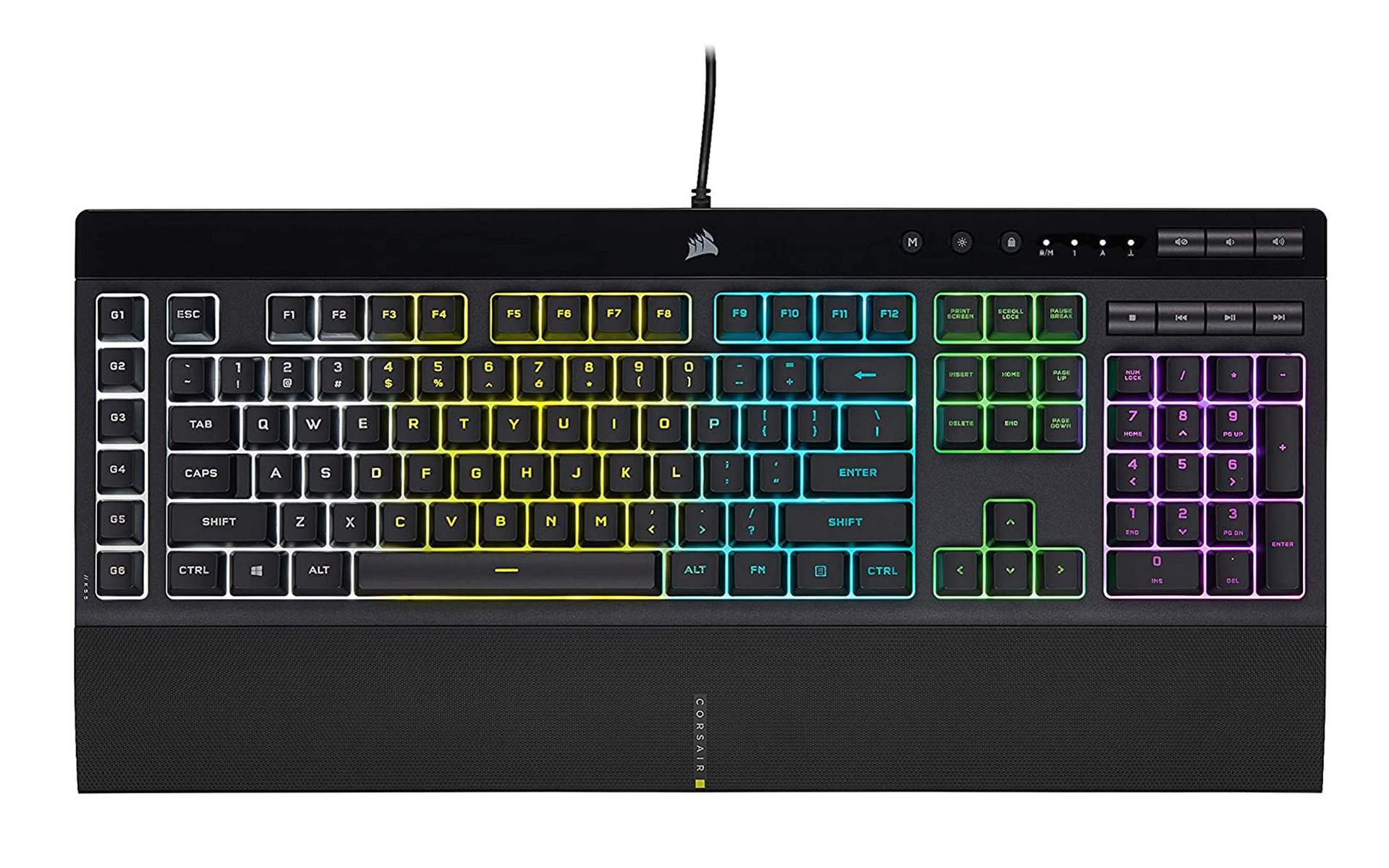 Bàn Phím Có Dây Corsair K55 PRO RGB - Hàng Chính Hãng