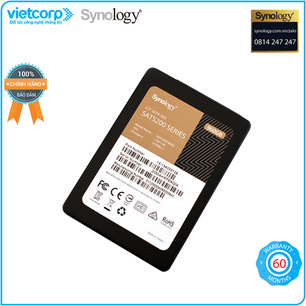 Ổ cứng SSD chuyên dụng cho NAS Synology SAT5210-1920G - Hàng Chính Hãng