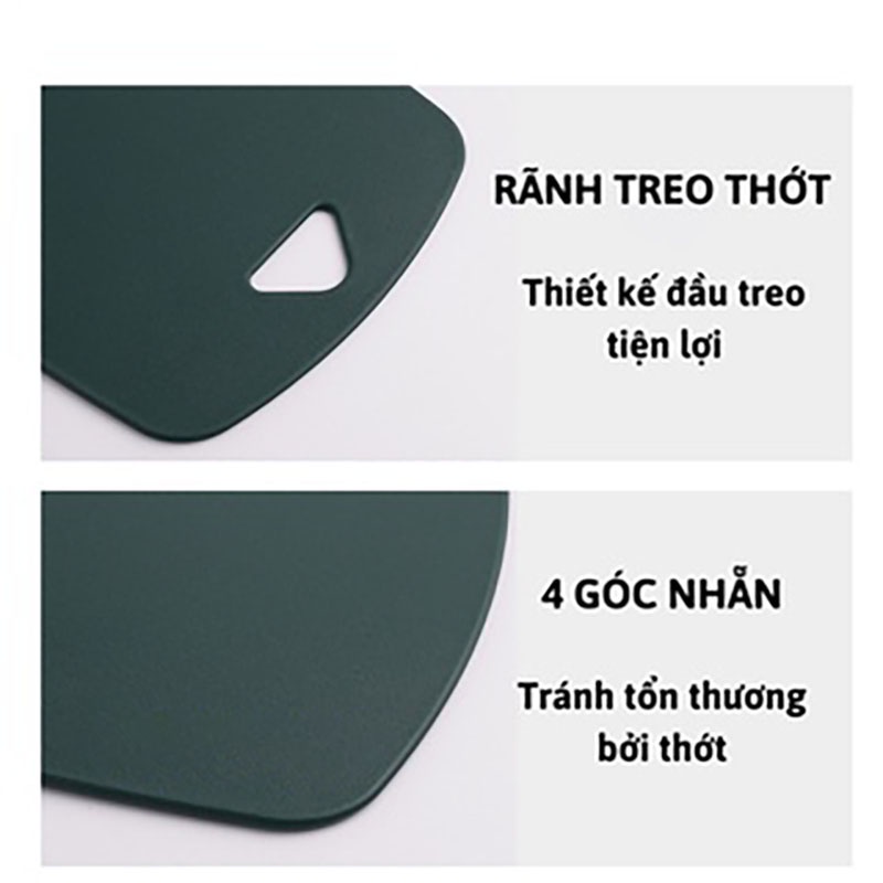 Thớt Kháng Khuẩn, Combo 3 Thớt Nhựa Lúa Mạnh Nhiều Màu, Hàng Loại 1,Đẹp Chất Lượng Cao