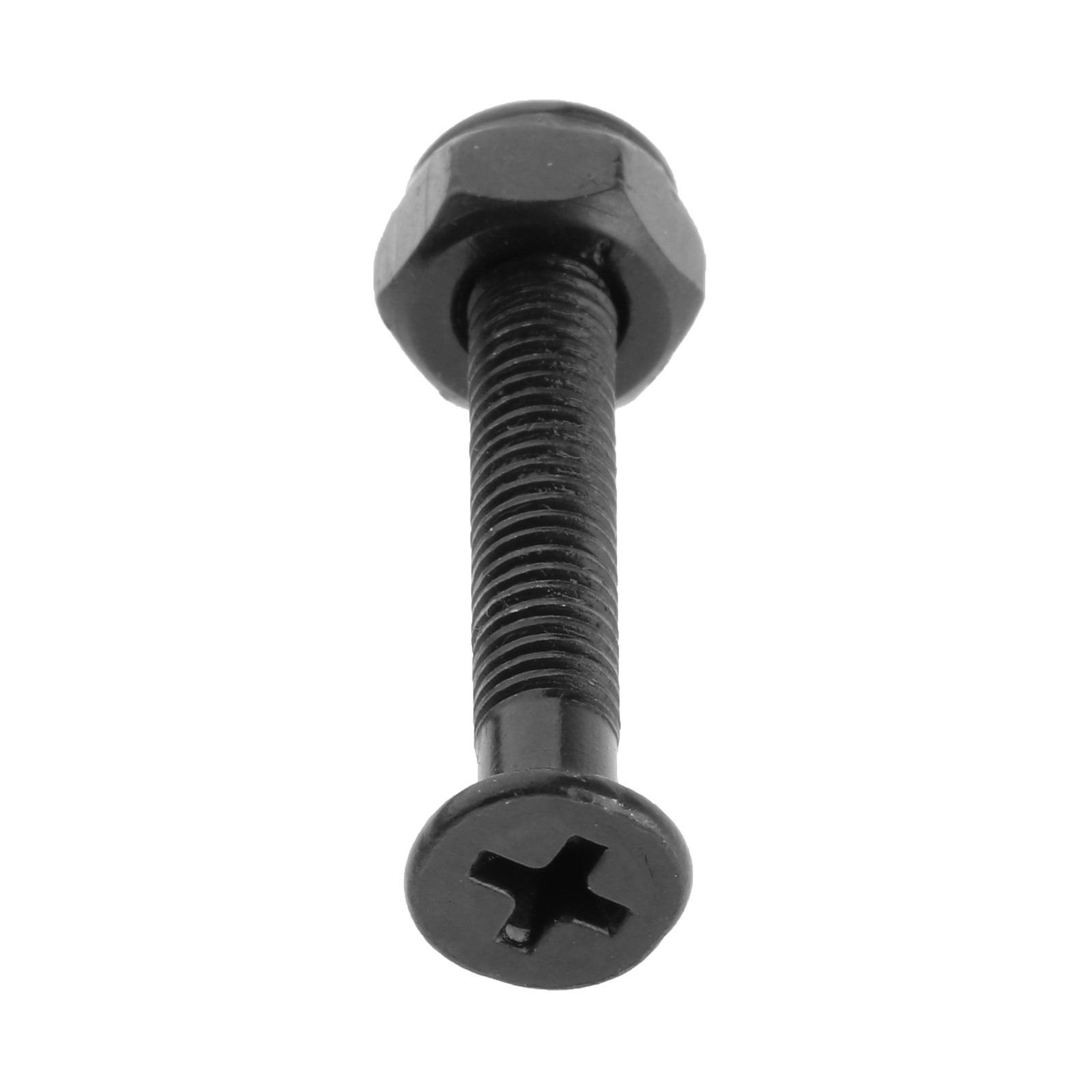 8pcs Replacement Longboard Skateboard Truck Wheel Hardware Screws Nuts Bolts
