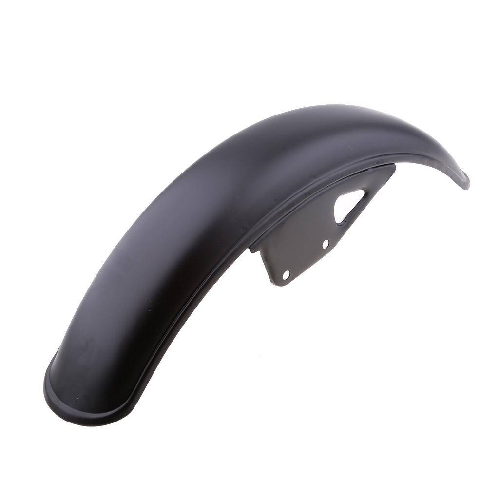 Motorcycle Front Mudguard Guard Metal Steel for for Suzuki GN125 Black