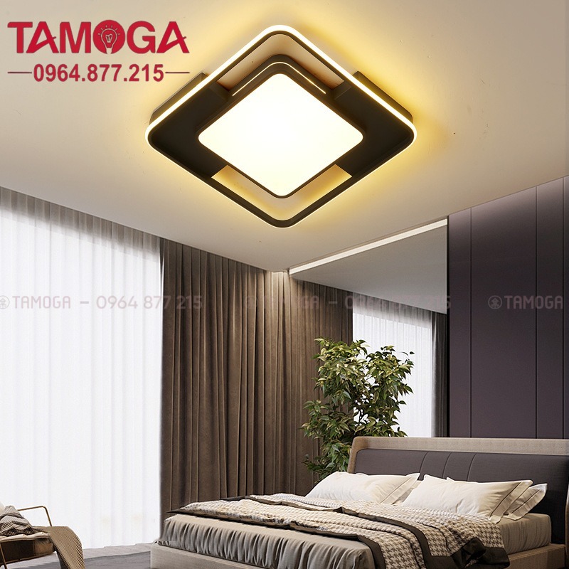 Đèn LED ốp trần TAMOGA 1056 chiếu sáng hiện đại 3 chế độ ánh sáng