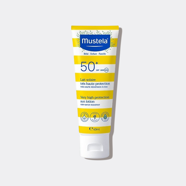 Kem Chống Nắng Cho Trẻ Sơ Sinh Và Em Bé Mustela Spf 50+