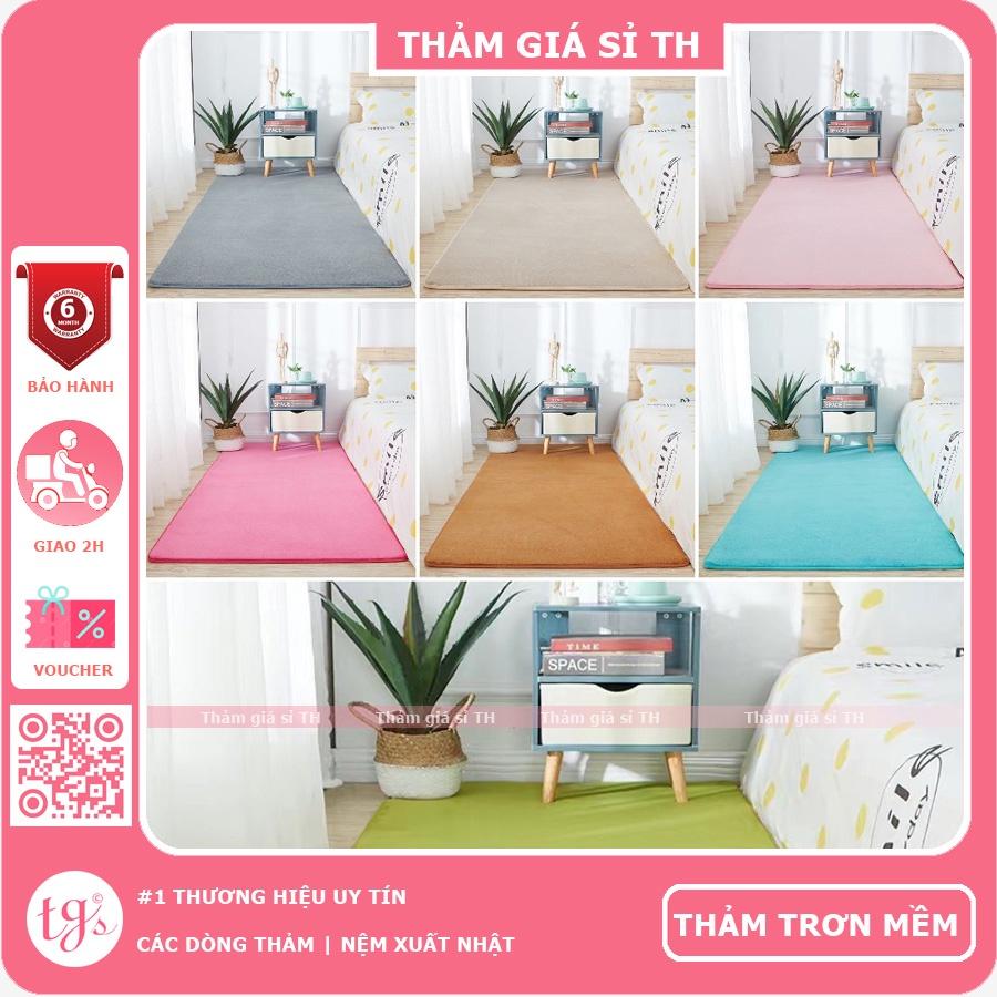 Thảm Nhung Màu Hồng | Thảm Trang Trí Phòng Khách - Phòng Ngủ - Thảm Trải Sofa - Thảm Dành Cho Bé