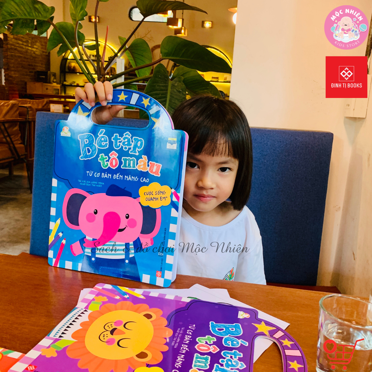 Sách Bé Tập Tô Màu - Từ Cơ Bản Đến Nâng Cao - Đinh Tị Books (Nhiều chủ đề)