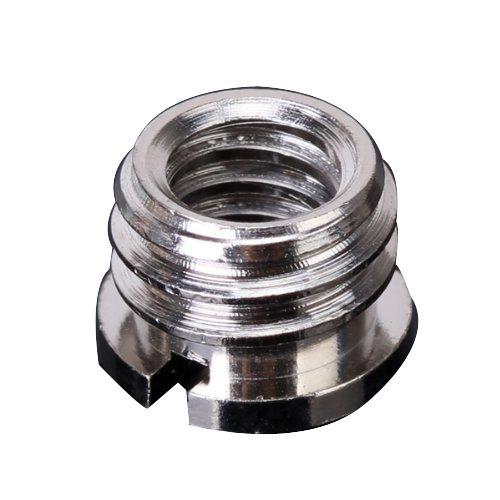 1/4" to 3/8" Convert Screw Adapter FOR Camera Tripod Monopod Silver