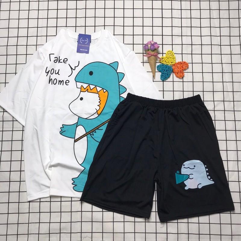 Set Đồ Bộ Cartoon 3D vải thun cotton co dãn 4 chiều, freesize &lt;70kg