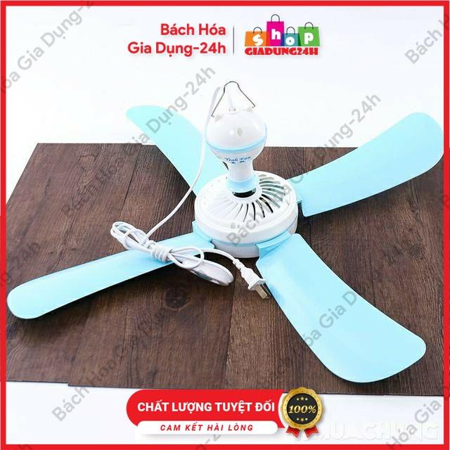 Quạt trần mini 4 cánh lớn ( quạt treo màn, treo mùng)-