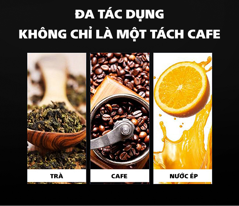 Bình giữ nhiệt COFFEE 380ml, đựng đồ uống đi làm, đi chơi tiện lợi và thoải mái (Giao màu ngẫu nhiên)