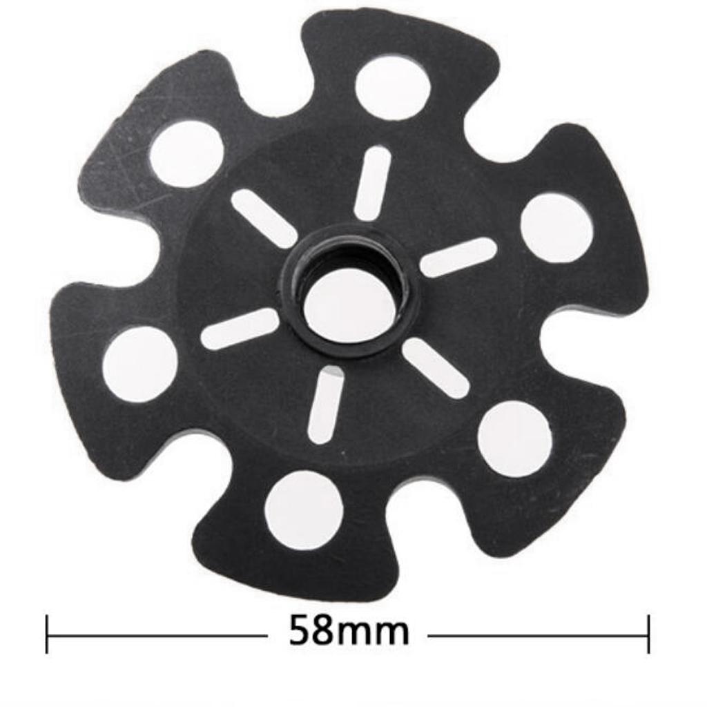 2pcs Climbing Trekking Pole Tips Snowflake Walking Stick Guard Replacement