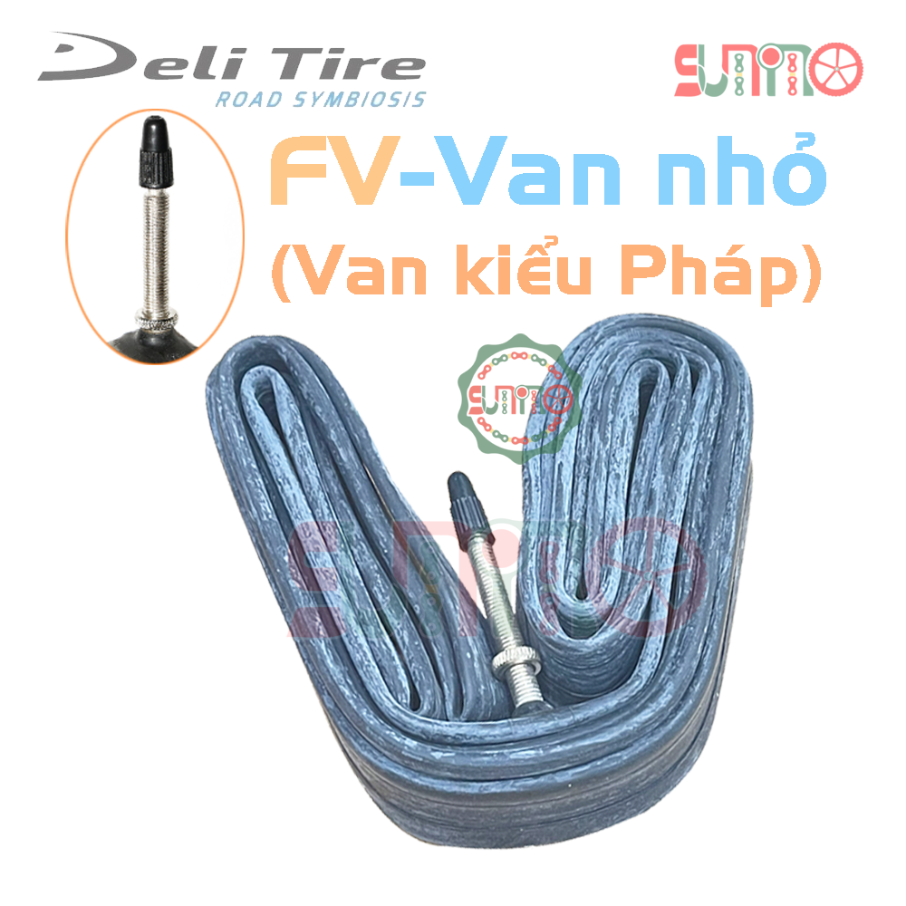 Ruột DELI Tire 700x25/28c gắn xe đạp đua