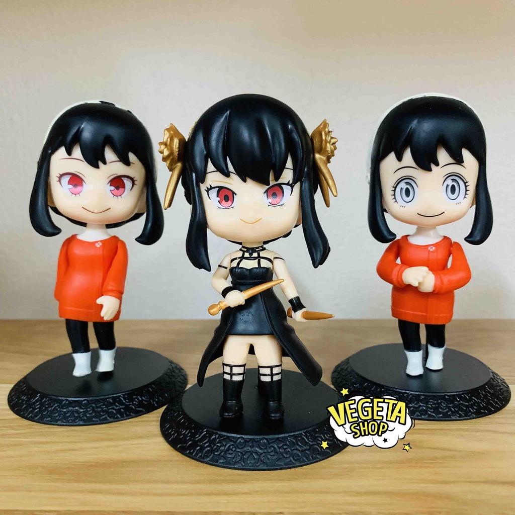 Mô hình Spy X Family Gia đình điệp viên - Mô hình Anya Loid Forger Yor Briar Becky Damian Emile Ewen - Cao 10~12cm