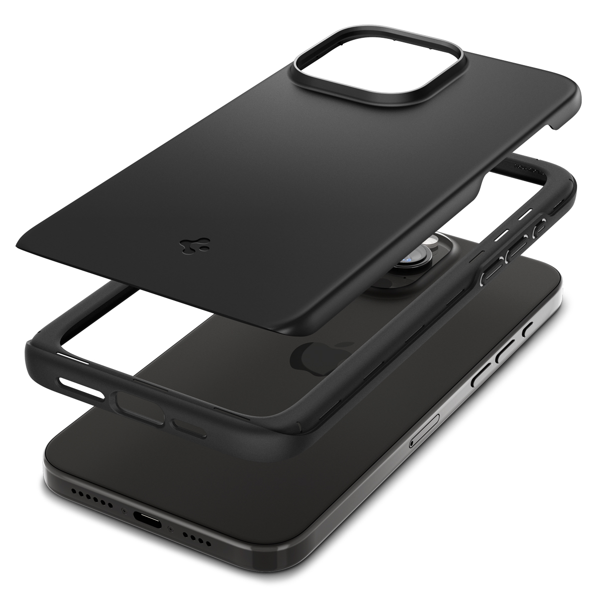 Ốp Lưng dành cho iPhone 15 Pro Max Spigen Thin Fit Case - Hàng Chính Hãng