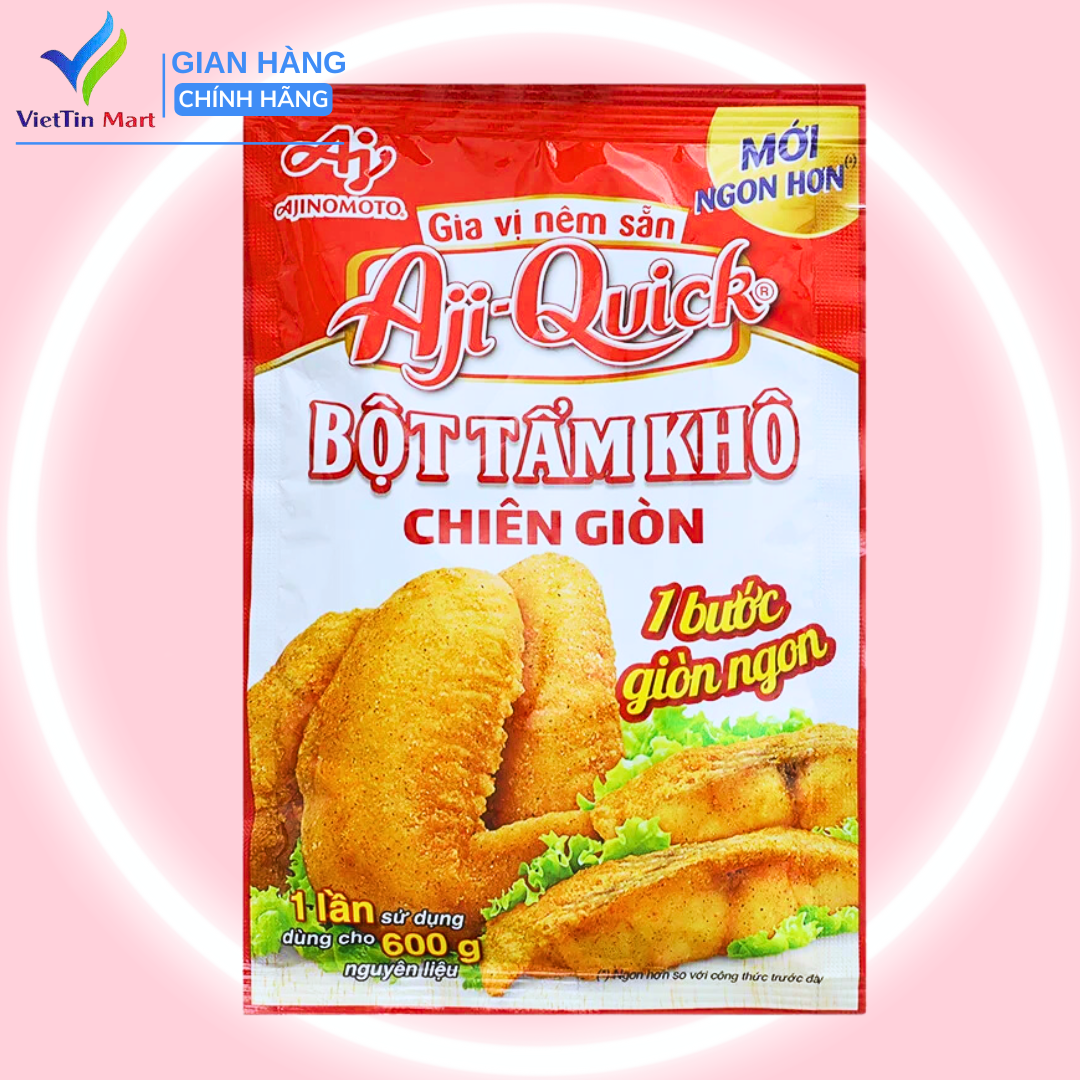 Bột tẩm khô chiên giòn Aji Quick gói 42 g