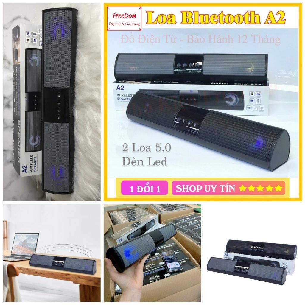 Loa thanh Bluetooth loại lớn mẫu mới Speaker A2J Dáng Dài 2 Loa Cực Đỉnh, Kiểu Dáng Sang Trọng Hỗ Trợ Thẻ Nhớ sạc pinUSB