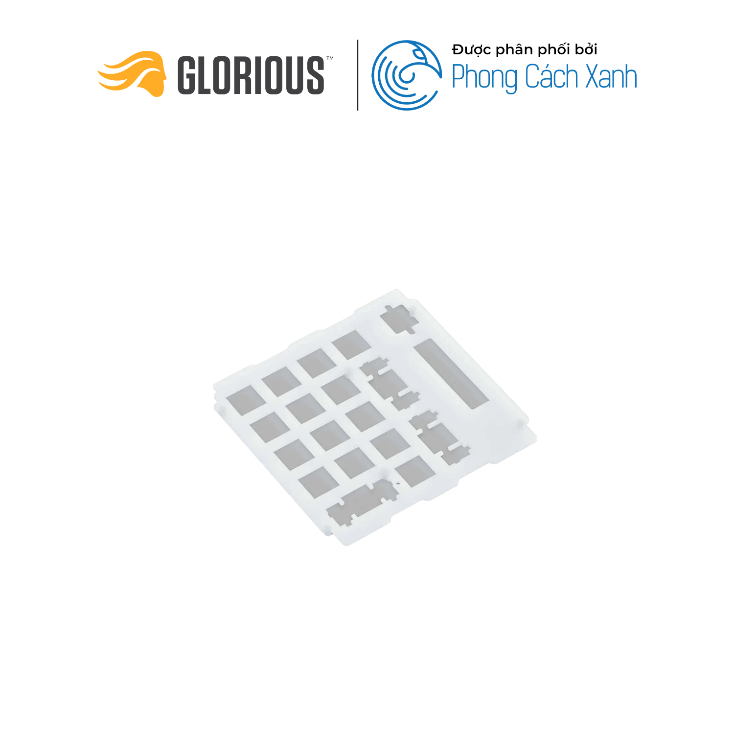 Tấm Plate thay thế cho bàn phím số Glorious GMMK Numpad - Hàng Chính Hãng