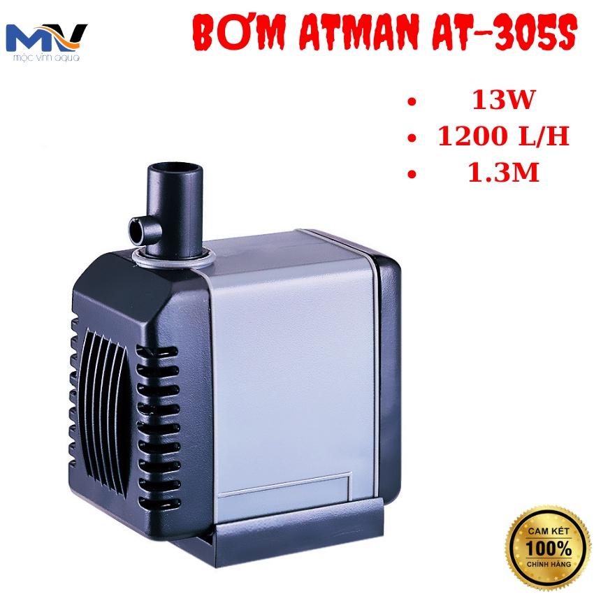 MÁY BƠM NƯỚC HỒ CÁ ATMAN AT-305S 13W - 1200L/H - 1.3M | CỬA HÀNG CÁ CẢNH VÀ THIẾT BỊ LỌC NƯỚC HỒ CÁ MỘC VINH AQUA