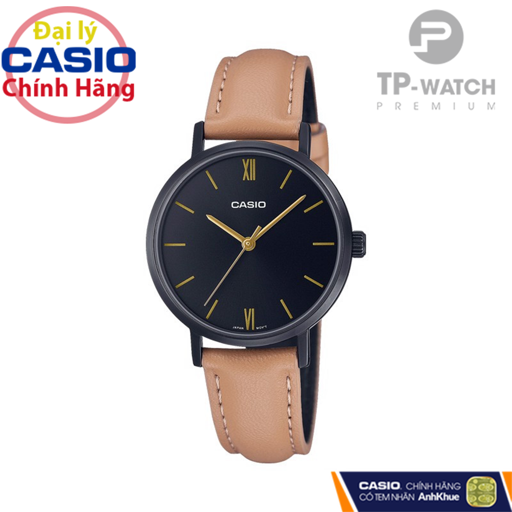 Đồng Hồ Nữ Dây Da Casio Standard LTP-VT02BL-1AUDF Chính Hãng - LTP-VT02BL-1A