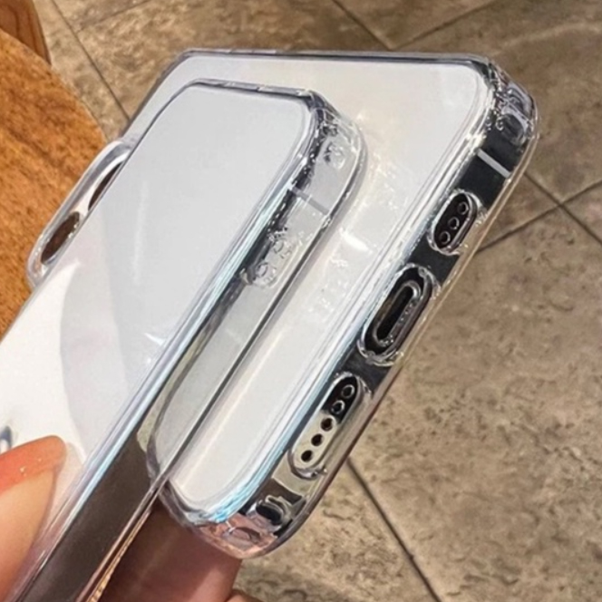 Ốp Lưng Kính Cường Lực Trong Suốt Hoàn Toàn. Lưng Kính Không Ố Vàng, Viền Máy Dẻo Cho Iphone X/ XS/ XS Max/ XR/ 7/8 Plus/ 15Promax/ 14Promax/ 13Promax/ 12Promax – Hàng chính hãng