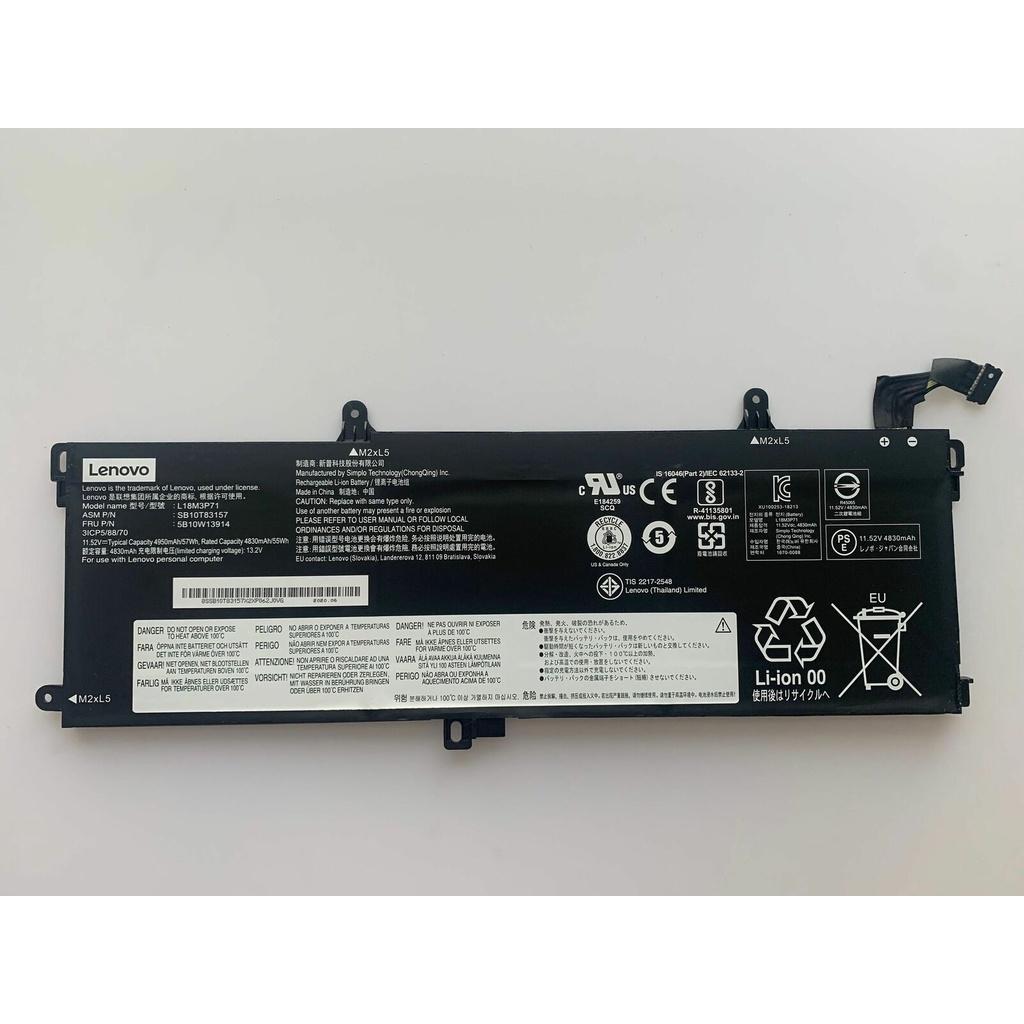 Pin Battery Dùng Cho Laptop Lenovo ThinkPad T590 L18M3P71 Original 55Wh