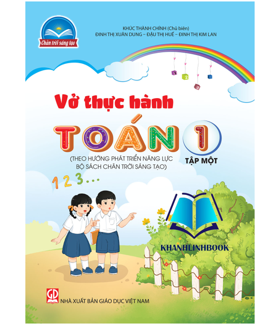 Sách - Combo Vở thực hành Toán 1 - tập 1 + 2 (Theo hướng phát triển năng lực Bộ Chân trời sáng tạo)