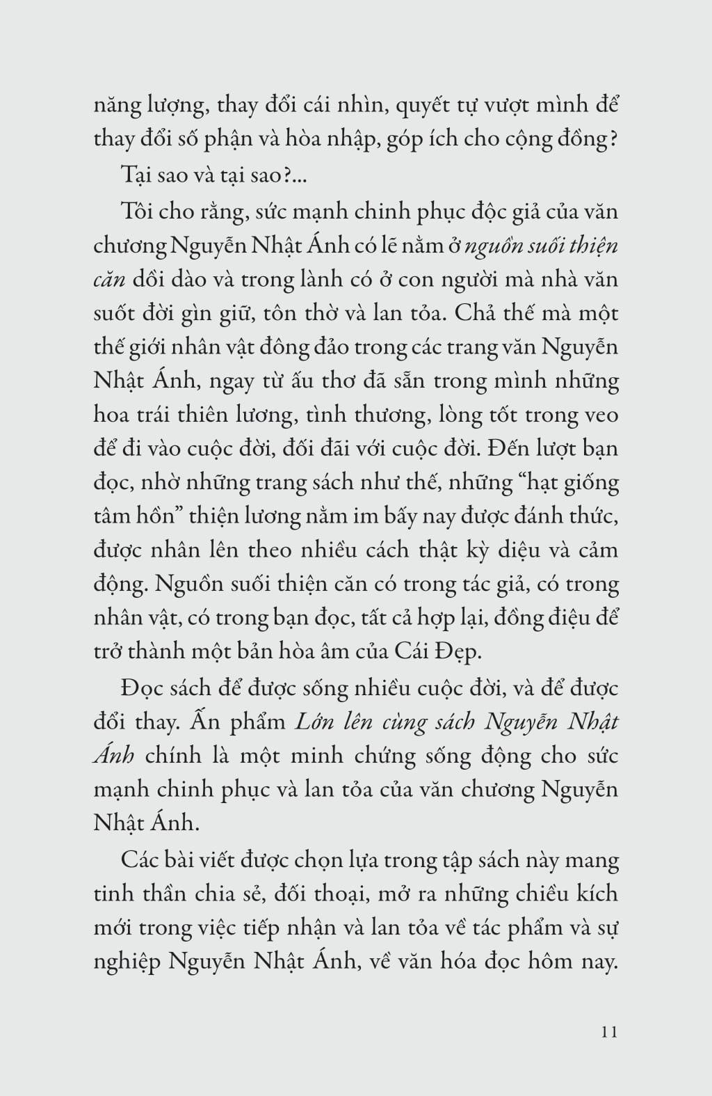 Sách - Lớn Lên Cùng Sách Nguyễn Nhật Ánh