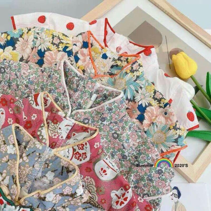 Váy đầm sườn xám siêu yêu bé gái