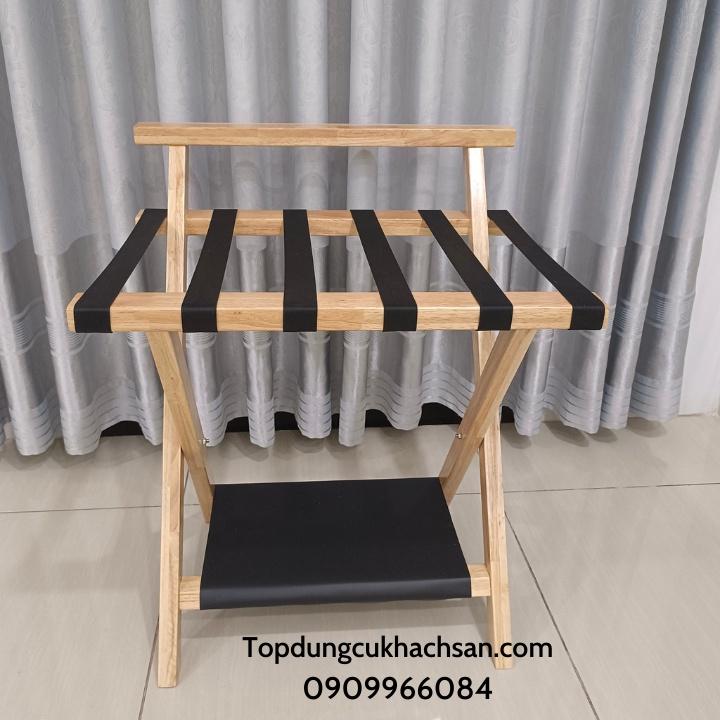 Giá/Kệ Để Hành Lý Khách Sạn Gỗ Xếp Gọn