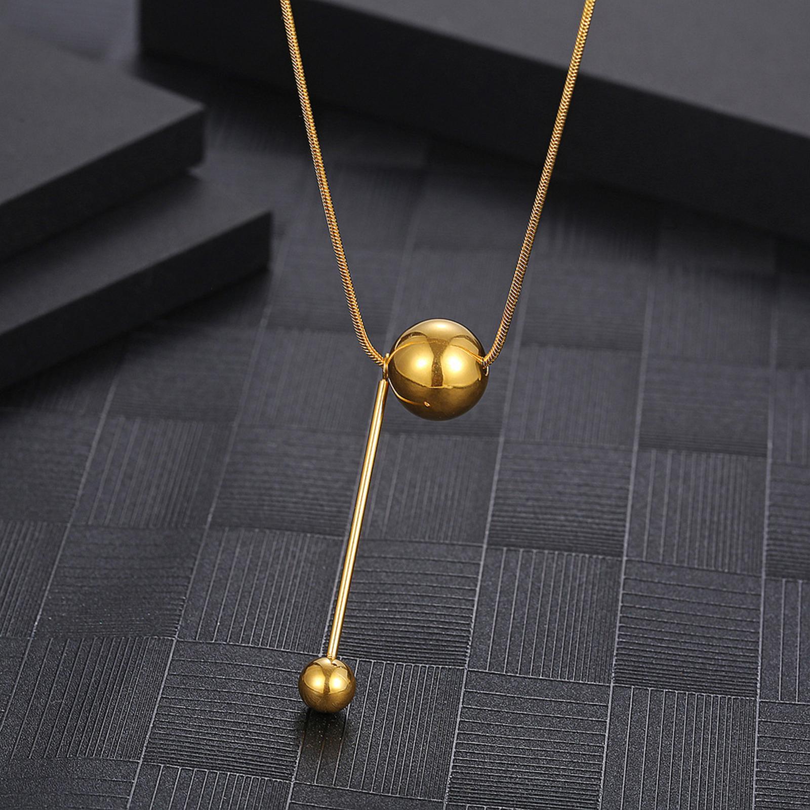 Ball Pendant Necklace Creative Choker Necklace for Daily Wear