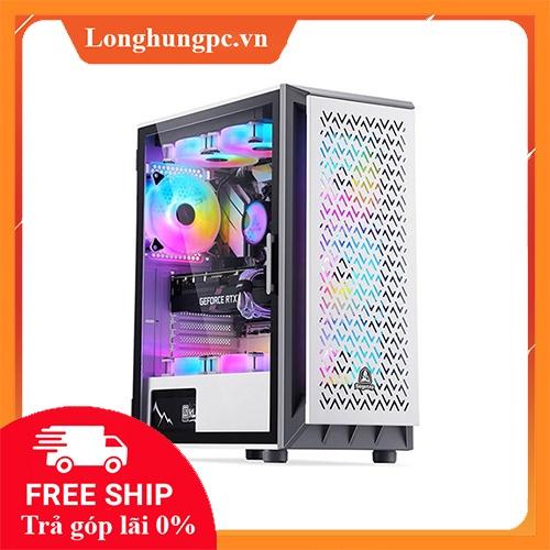 Vỏ Case Segotep Gank 6 White (Mid Tower/Màu Trắng/No Fan)