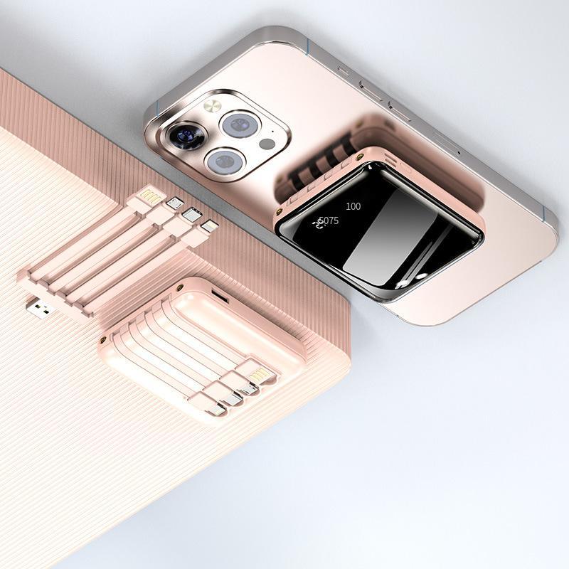 Sạc phong cách mới nhất kho báu mini tiện lợi 20000 mAh sáng tạo dung lượng lớn tháo rời đi kèm tùy chỉnh nguồn điện thoại di động