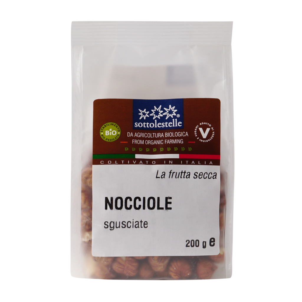 Nhân Hạt Phỉ Hữu Cơ 200g Sottolestelle Organic Peeled Hazelnuts