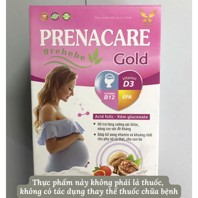Prenacare Gold có chứa DHA và EPA, dầu gấc, dầu hạt óc chó,… hỗ trợ tăng cường sức khỏe, nâng cao sức đề kháng, bổ sung các vitamin và khoáng chất cho phụ nữ có thai và cho con bú. 